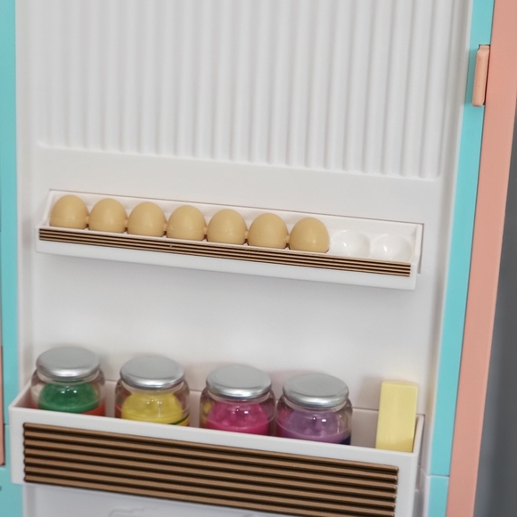 American Girl Mary Ellen's refrigerator and food set COMPLETE - Picture 4 of 12